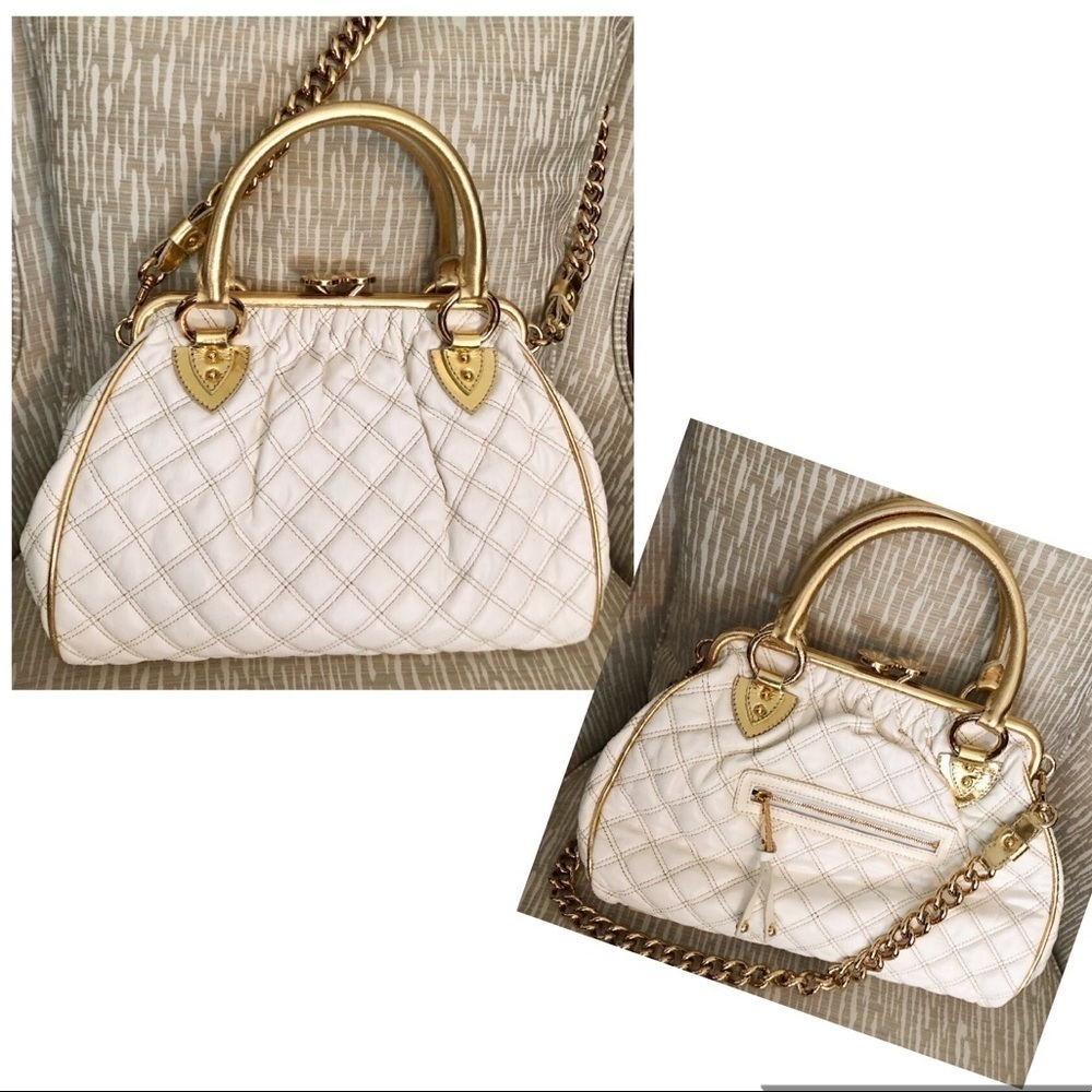 MARC Jacobs Bag Stam Large LIMITED EDITION Top Handle Lambskin Shoulder Bag - Picture 9 of 11